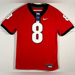 Men's Nike A.J. Green #8 Red UGA Georgia Bulldogs Football Jersey Shirts Small